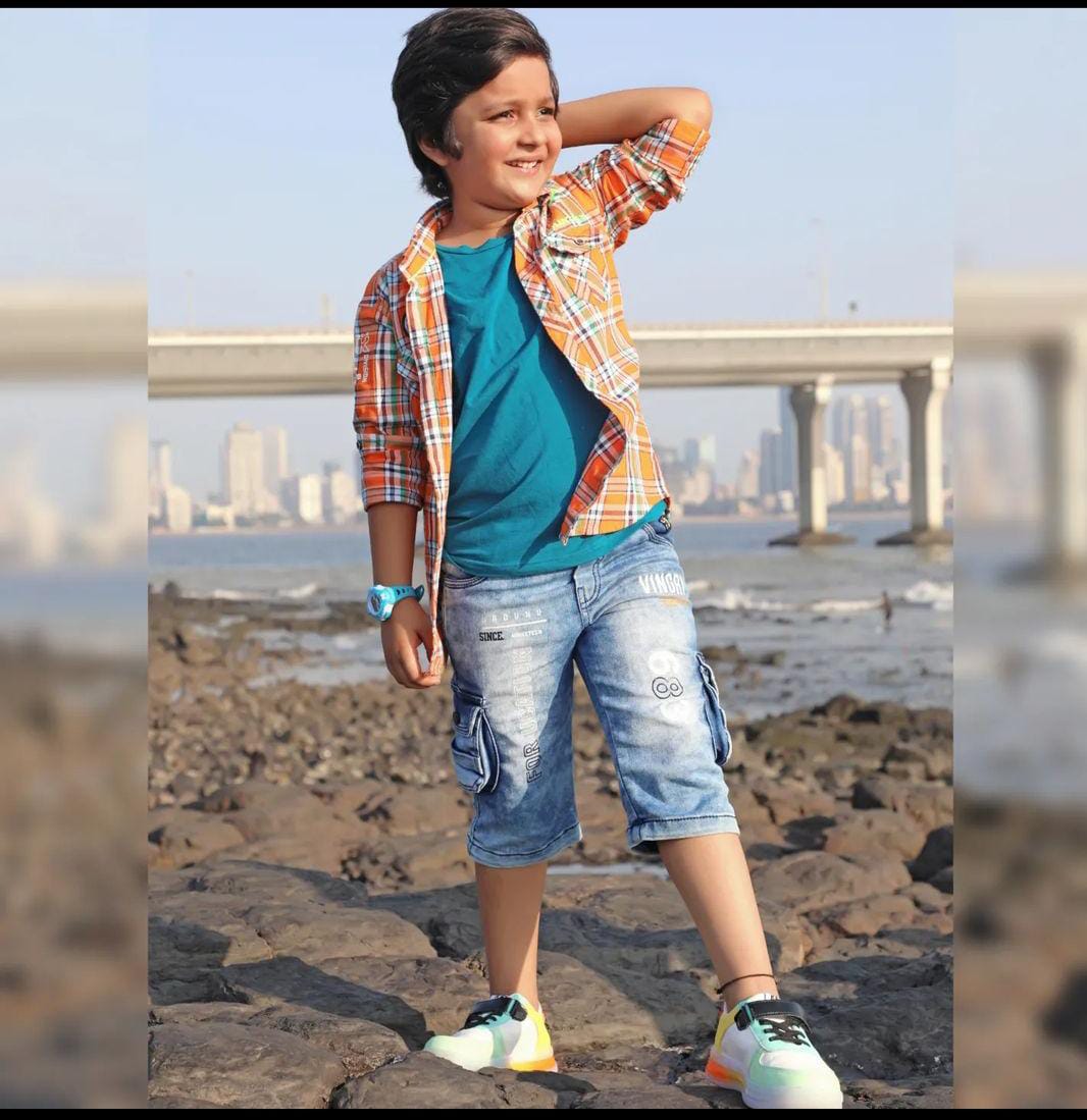 SHYAM NARAYAN PRASAD Magenta Pink Gota and Thread Embroidery Kurti Skirt Set